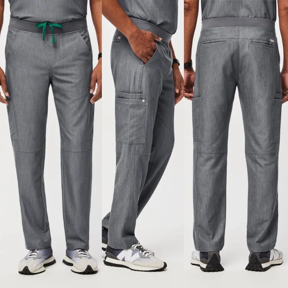 FIGS Axim Cargo Scrub Pants in Graphite Size Medium
